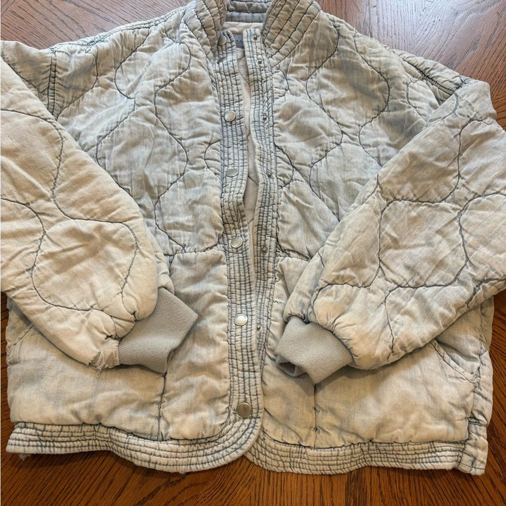 Blank NYC Sun Bleaches Quilted Women's Jacket Medium‎